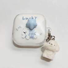 Cute Star Dog Charm Suitable For Buds 6 Play/Buds 6 Pro/8lite New Earphone Case, Buds 5/6s Earphone Case, Buds 6 Active/8pro New Bluetooth Earphone Case, Creative Transparent Soft Case For 6/7s/6 Lite - Star Puppy - View 8