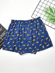 3pcs Men's Cotton Printed Classic Plaid Fashion Comfortable Aloe Vera Pants - Multicolor - View 4