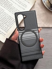 1pc Magnetic Wireless Charging Phone Protective Case, Aesthetic Protection, Unique Pattern, High-Quality Coverage, Foldable Cover, Compatible With Samsung Galaxy Z Fold 7/6/5/4, Full-Coverage Anti-Drop Protective Case Compatible With Samsung Galaxy Z Flip7/Galaxy Z Flip7FE Galaxy Z Flip6/5, Suitable For Men And Women, Birthday/Graduation/Back To School Gift - Multicolor - View 32