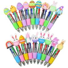 OBOVAY Bộ 5 bút bi mini nhiều màu sắc kiểu Phục Sinh (1 bút có 4 màu) - Kiểu ngẫu nhiên, hình Thỏ/Trứng Phục Sinh - Bút bi nhiều màu sắc sáng tạo, bút màu nhỏ gọn, văn phòng phẩm sáng tạo cho học sinh, thích hợp để viết nhật ký, tô màu, làm sổ tay, quà tặng nhỏ cho học sinh dịp lễ/sinh nhật/phần thưởng, quà tặng mùa tựu trường. - Lễ Phục Sinh - Xem 8