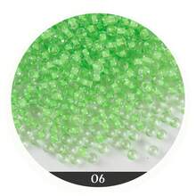 4mm-300pcs Japanese Round Rocailles Glass Seed Beads For Jewelry Making,Color Lined Beads Bulk Mini Spacer Beads Loose Beads Craft Small Glass Seed Beads For DIY Necklace Bracelet Wrist - 4mm-420pcs - View 21