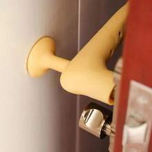 3 paquetes de protectores de manija de puerta de silicona suave - ajuste universal, antideslizante y multicolor (azul/gris/amarillo) para bebés, diseño elástico que se desliza fácilmente sin rayar las paredes - Multicolor - Ver 5