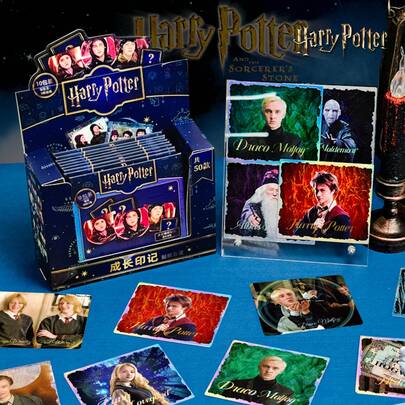 Harry Potter 1 Box Sticker Set - Includes 50 Unique Character Designs, Such As Snape, Hermione, Etc. - Holographic, Laser Gold/Silver And Diffraction Grating Effects - Polypropylene Synthetic Paper - Great For Decorating Diaries, Planners, Laptops And Phones - Collectible Decorative Gift, Special Edition [Official Licensed] Stickers Scrapbook Supplies Scrapbooking