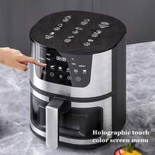 Senmeo 7.5QT Freidora de aire multifunción 8 en 1, con control táctil mejorado, ventana de visualización y rejilla de acero inoxidable, perfecta para cenas familiares/fiestas - excelente para comidas de Año Nuevo e invierno - Tipo de Enchufe A USA (110-127V) - Ver 9