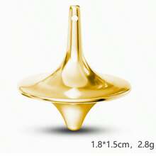 1个锌合金旋转陀螺，高级精致完美平衡桌面旋转器，适用于办公室和各种活动 - 彩色 - 查看 15