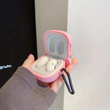 The New Headphone Case Works With  Galaxy Buds Live/ Galaxy Buds Pro/Galaxy Buds2 /Galaxy Buds2 Pro Headphone Cases - Hồng - Xem 4