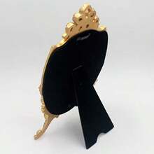 Eaoundm - Espejo de pared decorativo con marco de resina dorada envejecida espejo de  espejo de mesa para recámara sala de estar cambiador decoración de 8.2 pulgadas de ancho x 13 - Oro envejecido - Ver 7