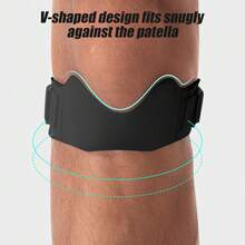 Đai hỗ trợ đầu gối (1 chiếc) - Đai ổn định xương bánh chè cho chạy bộ, bóng rổ, quần vợt, bóng chuyền. Hỗ trợ đầu gối người chạy bộ. - Nhiều màu - Xem 7