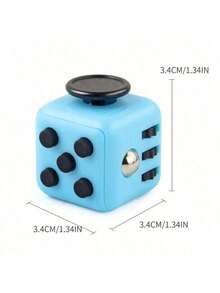 1pc/5pcs/10pcs Fidget Cube Stress Relief Toy| Hand Pinching Fidget Toy For Anxiety & Stress| Office, Travel & Sensory Play| Random Colors - 彩色 - 查看 5