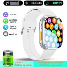 Smart Watch, Wireless Calling /Dial, Multi -Sport Mode, Calling Reminder And Rejection,Information Reminder,SMS Reminder,For IPhone/Andriod - 彩色 - 查看 12