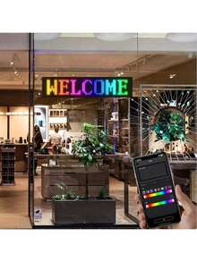 1pc USB Device With Animated Demon Glowing Eyes Effect, Flexible Car Windshield Display Screen, Programmable Flexible LED Screen With Customizable Effects, Suitable For 24V System - Multicolor - View 9