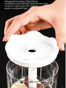 100ml/250ml Mini Electric Food Chopper Multifunctional Garlic Mincer Meat Grinder Baby Food Maker Sauce Blender For Home Kitchen - White - View 4