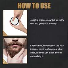 MOPOYAT 3rd Generation Beard Balm: Nourishes and strengthens your beard - Deep cleanses, brightens your beard's shine, and enhances its charm - Alcohol-free, the perfect Father's Day gift - 1 pieza - Ver 6