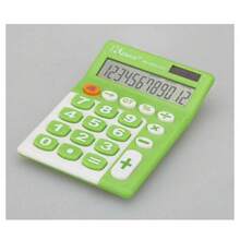 OISE ART STORE Calcolatrice Elettronica Digitale Kk-6502-12 12 Cifre Memoria Display Solare - - Multicolore - Visualizzare 2