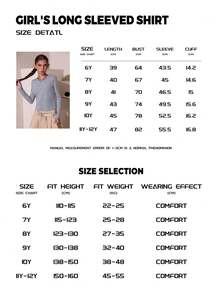 Tween-Mädchen Süßes weißes Langarm T-Shirt mit Erdbeermuster, weiche Baumwolle Lässig Kleidung für Frühling & Sommer, fröhlich und leuchtend - Weiss - Übersicht 9