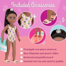 Glitter Girls 14" Doll W/Paddle Board, Malu AA,40984167 - Burdeos - Ver 5