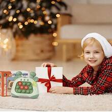 Puzzle Quick-Press Challenge Game, Matching Game Console, Handheld Game, Interactive Educational Learning Toy - Quick-Press Handheld Game Console - 粉色 - 查看 4