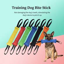 Palo masticable duradero, juguete para morder para el entrenamiento de perros, dentición, alivio del aburrimiento, adecuado para pastor alemán, malinois y otras mascotas - Amarillo - Ver 6