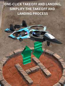 TOKQI 2025新款K500遥控飞机 - 四轴无人机战斗机（手抛起飞、特技飞行、360°翻转、气压定高、自动悬停、防撞）ABS滑翔机 - 生日/圣诞礼物 - 彩色 - 查看 8