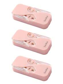 6pcs Portable Toothpick Holder, Automatic Pop-Up Toothpick Storage Box, Keeps Your Toothpicks Clean And Organized! This Convenient Portable Holder Is A Must-Have For Travel, Suitable For Beach Vacations, Summer Trips, And Back-To-School Season. - Multicolor - View 33