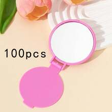 1/5/10/50/100pcs Handheld Small Mirror, Portable For Makeup, Travel Essentials, Dorm Room Vanity Mirror,Makeup,Cheap,Room Decor,Vanity,Travel,Bedroom,Makeup Accessories,Mirror,Vanity Mirror,Mini Mirror,Compact Mirror,Mirror Small,Hand Mirror,Cheap,Stocking Stuffers,Makeup,Makeup Tools,Cheap Stuff,Gifts,Gifts For Women,Christmas Gifts - Pink - View 10