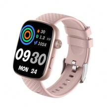 Premium Smart Watch 1.43 Inch HD Round Fitness Tracker Bluetooth Calling Heart Rate Monitor Waterproof 3ATM For Running Gym Hiking Outdoor Adventure Stylish Gift Unisex - Pink - View 2