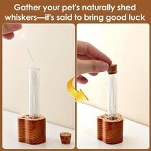 Christmas Cat Whisker Collectible Mini Glass Vial With Base And Lid, Elegant Pet Lover Souvenir Gift - Multicolor - View 5