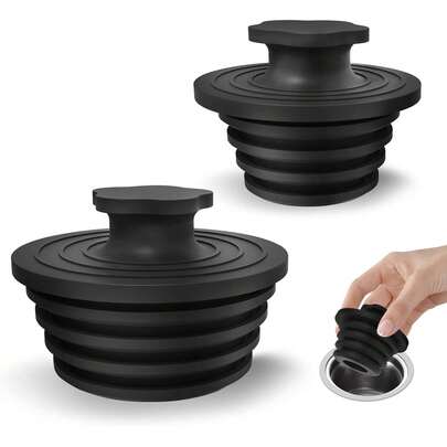 Bathtub Drain Stopper - 2 Packs Silicone Universal Shower Drain Cover, Tub Stopper Bathtub Drain For Bathroom, Tub, And Shower Drain - Easy Install Shower Drain