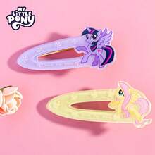 MY LITTLE PONY 2件套合作款卡通发夹套装，包含粉色小马、彩虹小马和可爱小马三种可爱造型，色彩鲜艳，忠实还原动画角色，做工精细，质感丰富，是女士的时尚配饰。 - 彩色 - 查看 3