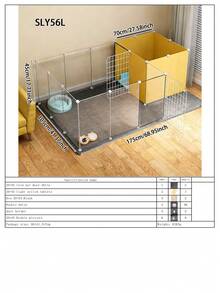 Easy Install Puppy Fence With Potty Area, Small Dog Fence, Indoor Pet Puppy Playpen - Multicolor - View 13