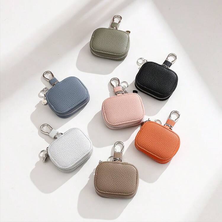 Nytt mininyckelringsfodral, universellt skyddsfodral för hörlurar/Bluetooth-hörlurar - Multifärgad - Visa 5
