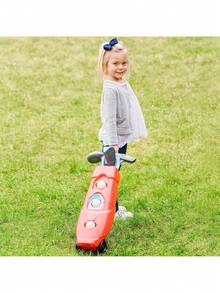 Toddler Golf Set – Complete Golf Toy Playset for Kids | 3 Junior Golf Clubs + 3 Balls + 2 Practice Holes + 1 Golf Cart with Wheels,40992226 - Multicolor - Ver 5