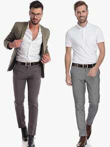 1pc Men's Retro PU Buckle Belt, Casual Multi-Purpose Alloy Buckle Belt, Japanese Character Pattern, Artistic Retro Style, Fashion Versatile - Multicolor - View 3