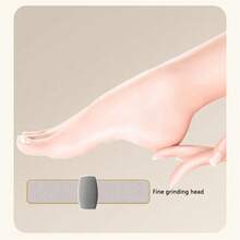 SOKANY Electric Foot Callus Remover, USB 400mAh, 2-Speed, LED Light, Detachable Head, Suitable For Thick Skin, Portable, ≤36V, Easy To Use - White - View 6
