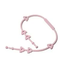 Silicone Cartoon Anti-Lost Pacifier Chain, Multifunctional Adjustable Pacifier, Bottle, Cup, Toy Hanging Strap, Suitable For Stroller, Car Seat, Teether, High Chair, Newborn Pacifier Clip, Baby Accessories - Multicolor - View 13