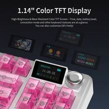 AJAZZ MK87 无线机械键盘，TKL 布局，3 种模式，10000mAh 电池，持久续航，RGB 灯效可自定义，87 键，适用于办公、游戏，兼容多种系统 - 彩色 - 查看 7