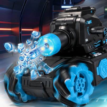 New Water Bomb Spray Battle Remote Control Tank| Stunt Off-Road + Lighting Music Multiplayer Competitive Children's Toy Car