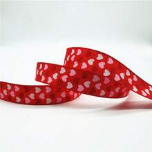 5yards 1inch 15mm Valentine's Day Ribbon Printing LOVE Ribbon For Handmade Design Valentine's Day Wedding Christmas Decoration Gift Box Packaging Supplies ﻿ - Pick Colors - View 11