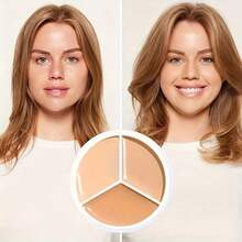 3pcs 3 Colors Concealer Palette With Brush | Waterproof, Long-Lasting Coverage Of Marks, Redness & Dark Circles | Beauty Makeup Tool, Concealer, Face Concealer, Concealer Full Coverage, Makeup Product, Concealer Makeup, Make Up, Korean-Style Concealer - Nhiều màu - Xem 8