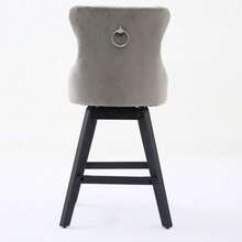 Barstools - Gray + Velvet + Foam - View 7