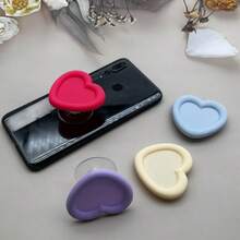 1个3D心形硅胶可膨胀气垫手机支架 - 彩色 - 查看 6