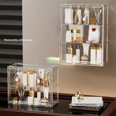 Hộp đựng đồ trang trí bàn làm việc, phòng ngủ, phòng khách - Thích hợp để cất giữ, trưng bày và sắp xếp đồ dùng gia đình.