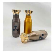 HappyWare Termo Acero Inoxidable 500 ml Doble Pared al Vacío – Mantiene Frío 6 h y Calor 4 h – Termo Portátil para Agua y Bebidas Calientes – Aislante, Sin Fugas, Ideal Gym, Oficina, Viaje - Dorado - Ver 3