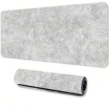 1 大号游戏键盘垫、鼠标垫、笔记本电脑键盘垫、学习桌垫 - 简约灰白图案，可水洗 - 精密缝边，防滑橡胶底座，多种尺寸可选（小号、加大号、特大号） - 适用于家庭、办公室、工作场所、游戏室、学生宿舍、返校用品、送给男女朋友的节日礼物、桌面配件、办公用品、桌垫、鼠标垫、热门鼠标垫、游戏鼠标垫。办公桌配件、办公桌装饰 - B - 查看 18