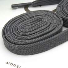 Flat Woven Polyester Shoelaces, 10mm Wide Multicolor Optional, Durable Flat Shoe Strings, Universal Canvas Work Shoes, Ribbon Accessory - X014 Dark Green - View 8