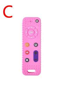 1pc Silicone Dog Chew Toy, Suitable For Small Dogs Teeth Cleaning, Can Chew Remote Control - Multicolor - View 10