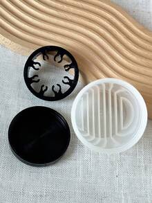 Nail Art Brush Holder With Fixable Brush Slots, Cleaning Cup With Cover For Gel Polish Painting Brush Cleaning And Storage - Multicolor - View 5