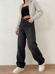 Women Sports Pants - 黑色 - 查看 8