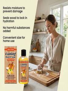 jakehoe Kitchen Cutting Board Cleaner, Deodorizing And Mold Removal Daily Cleaning Renewal Gloss Cleaner, Kitchen Utensils, Kitchen Cleaning Tools, Cleaner, Degreaser - Liquid - View 3