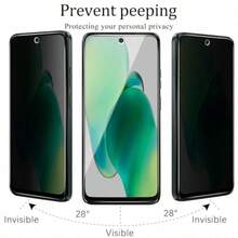 8片装高清隐私钢化玻璃屏幕保护膜，兼容三星S22/223等型号，9H高清钢化玻璃，防刮防摔，防水防油，适合作为节日/圣诞节/生日礼物。 - 彩色 - 查看 3